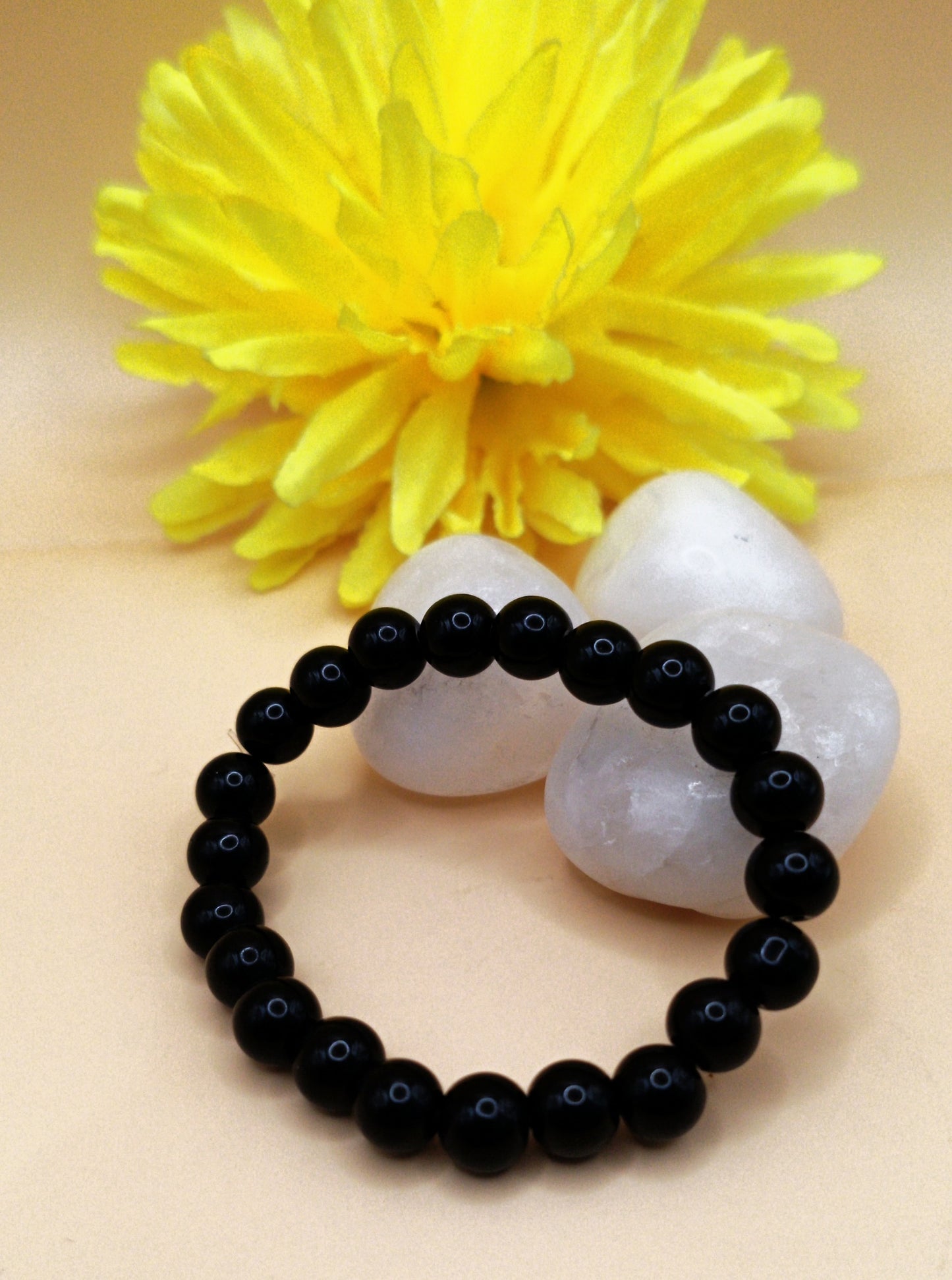 Black Beads Bracelet