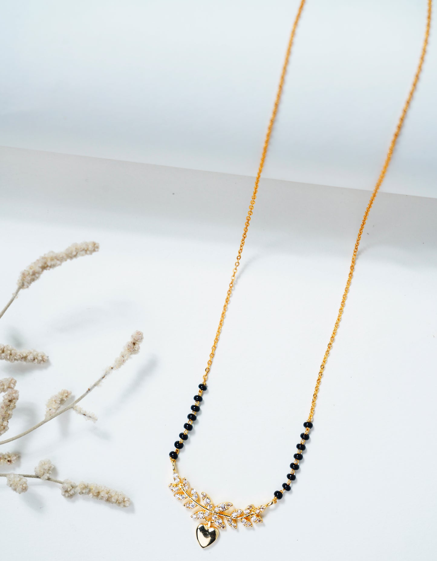 Gold Plated_Heart Shape Mangalsutra