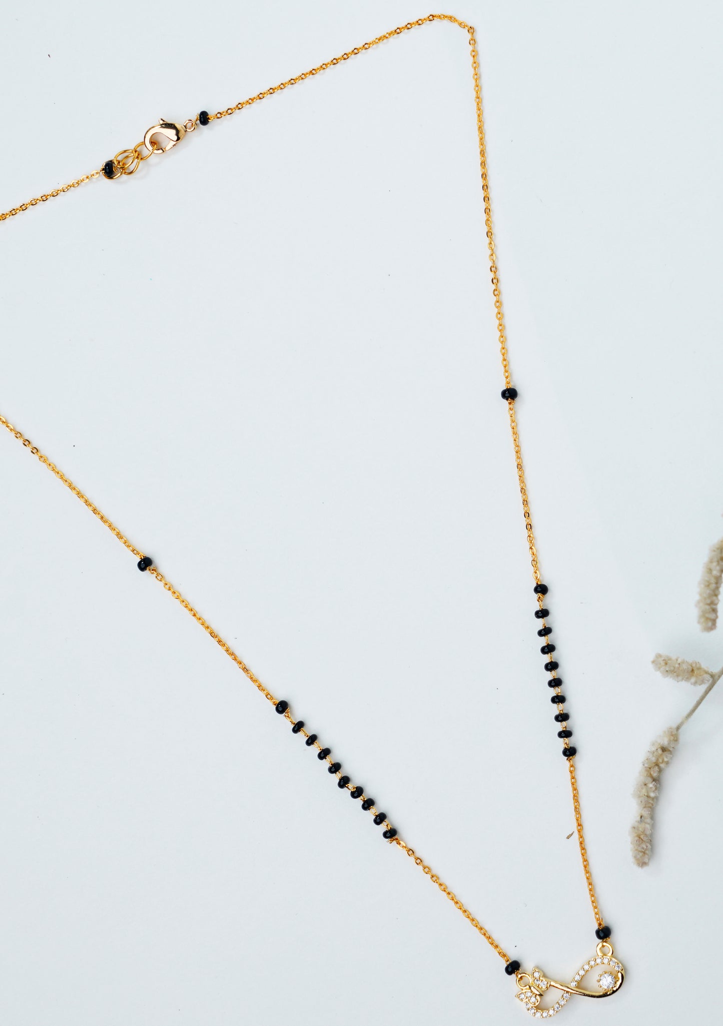 Love Shape_American Diamond Mangalsutra