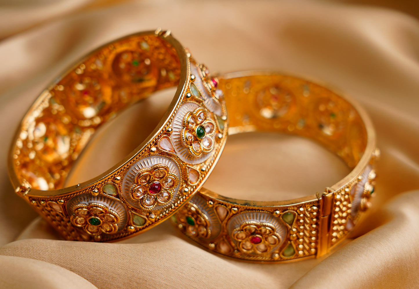 Gold Plated_Heritage Style Adjustable Kada