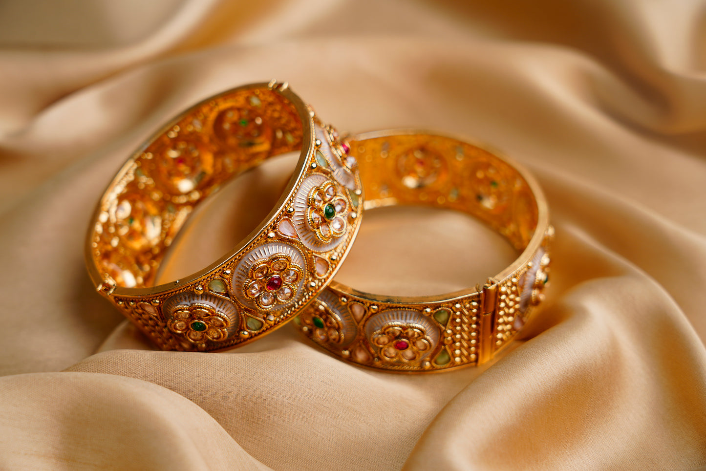 Gold Plated_Heritage Style Adjustable Kada