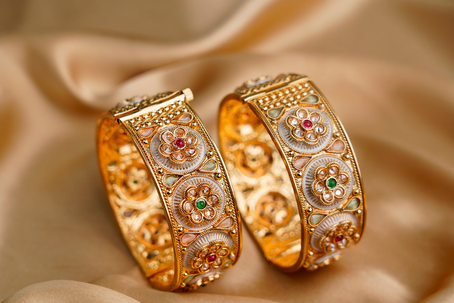 Gold Plated_Heritage Style Adjustable Kada
