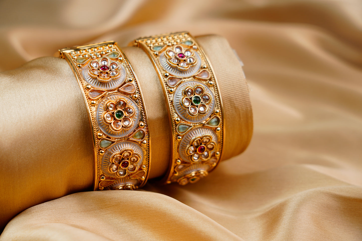Gold Plated_Heritage Style Adjustable Kada