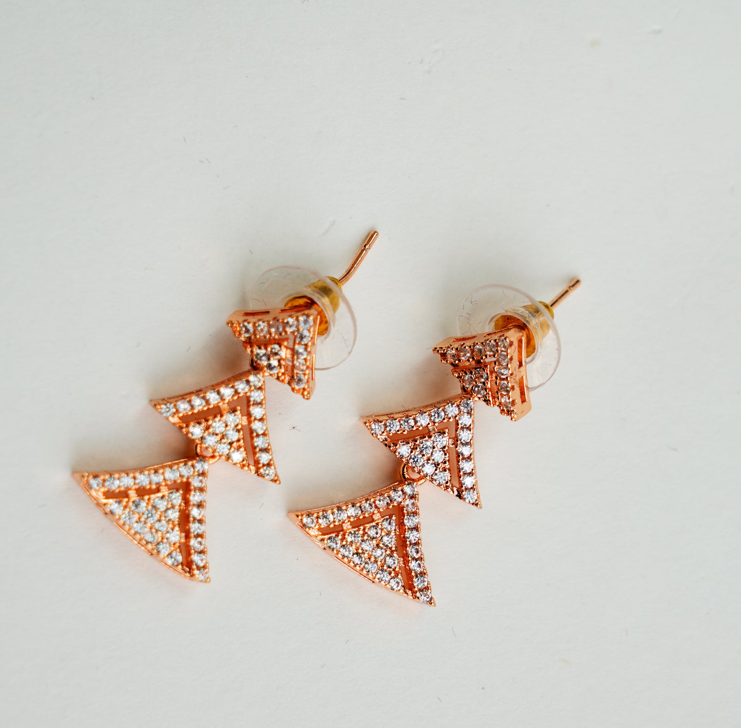 American Diamond_Triangle Shape Necklace Set