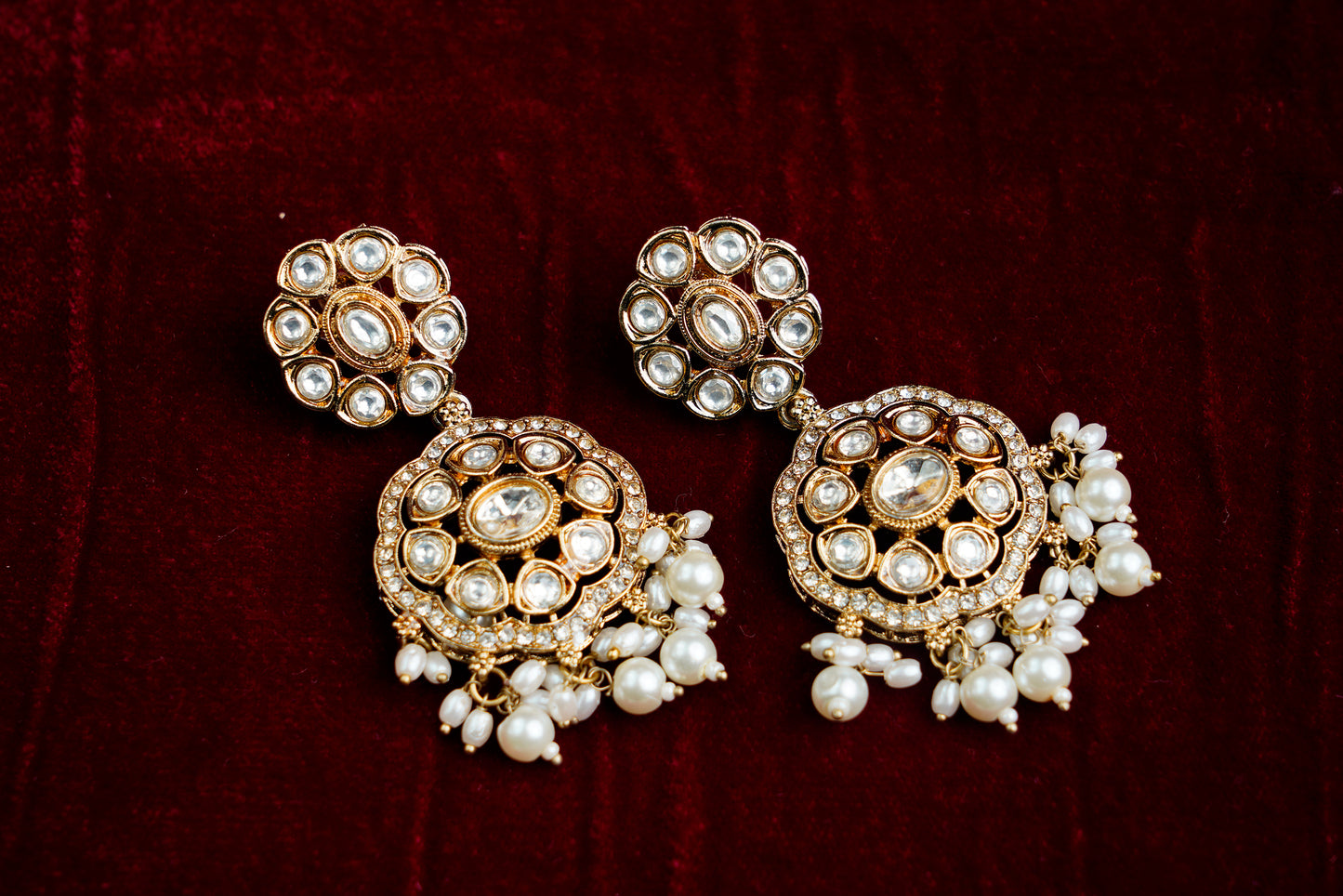 Kundan Polki_Choker Style Semi Bridal Necklace Set