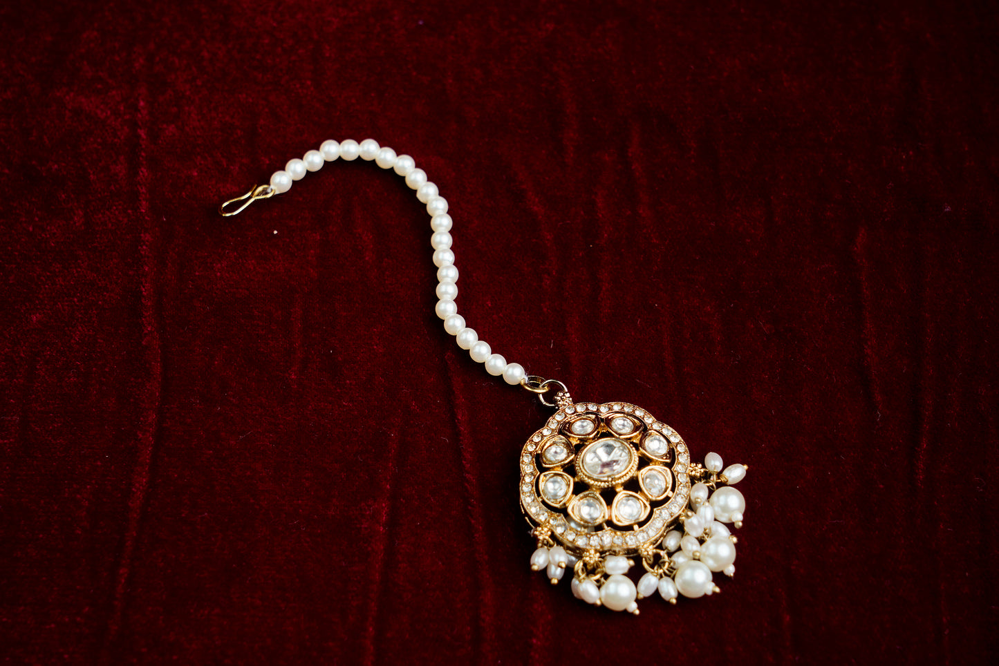 Kundan Polki_Choker Style Semi Bridal Necklace Set