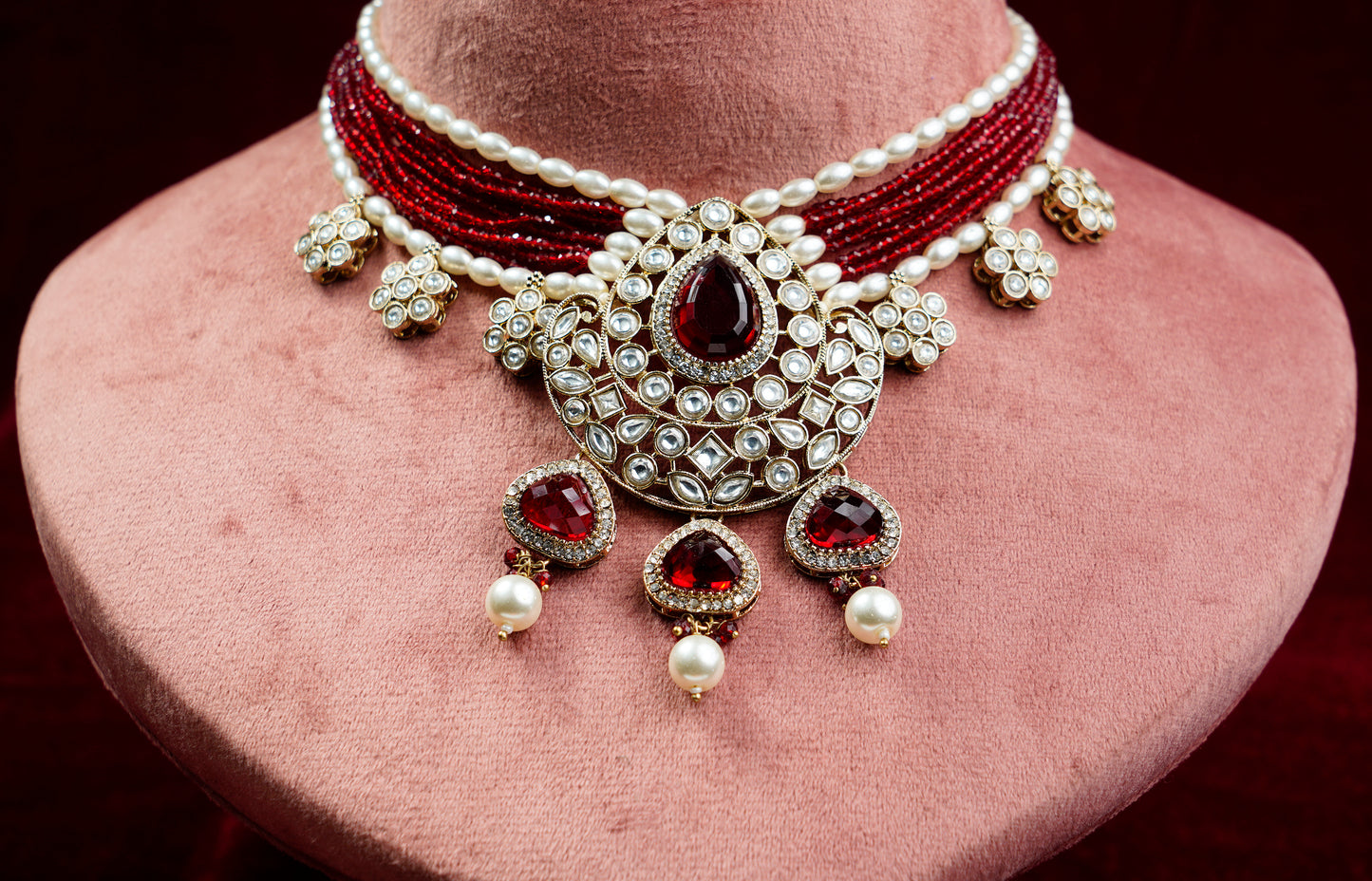 Kundan Polki_Choker Necklace Set