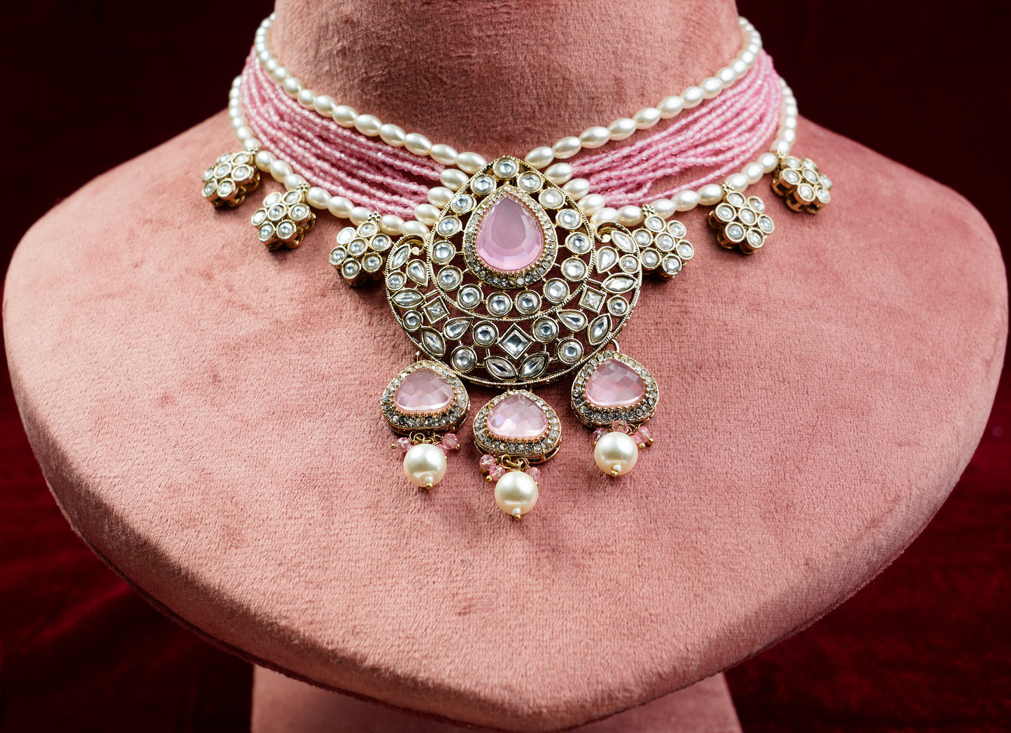Kundan Polki_Choker Necklace Set