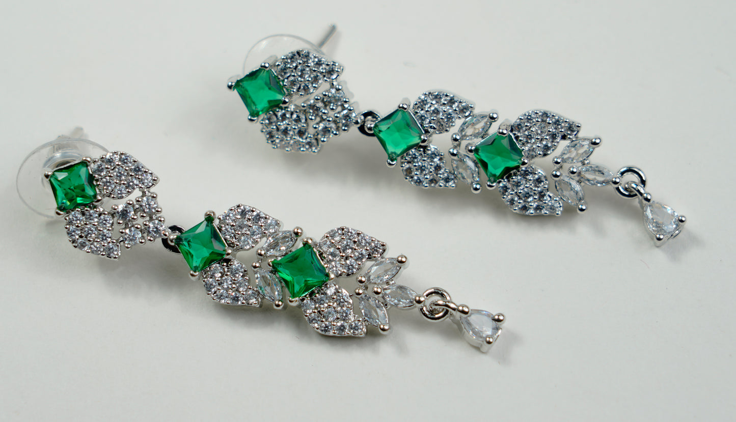 American Diamond_Bird Shape Necklace Set