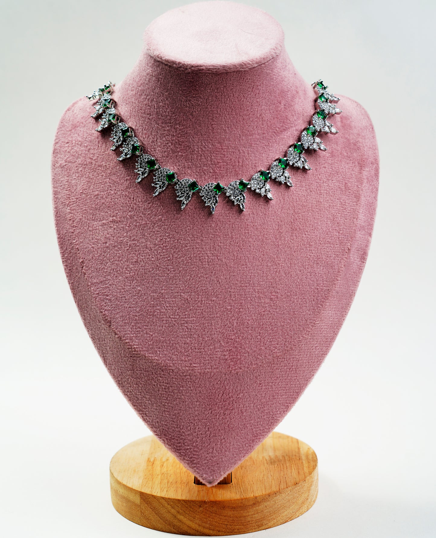 American Diamond_Bird Shape Necklace Set