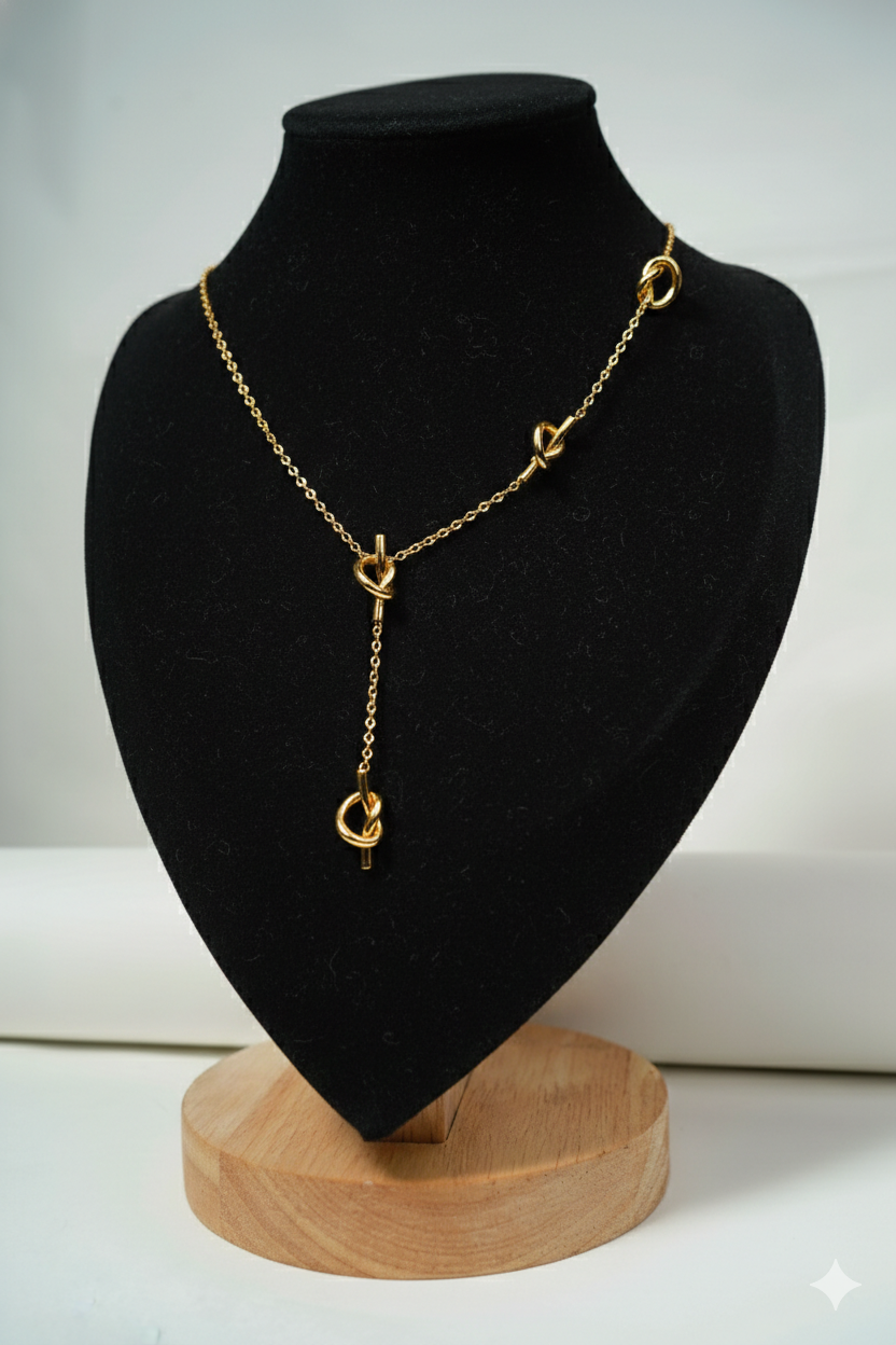 Anti Tarnish_Gold Plated Adjustable Combo Set