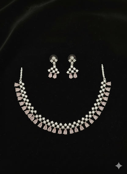 American Diamond Necklace New Design