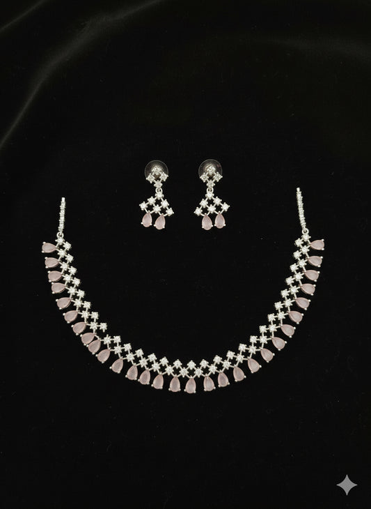 American Diamond Necklace New Design