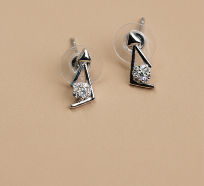 American Diamond_Silver Plated Necklace Set