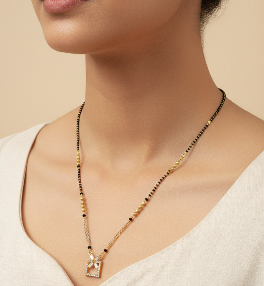 Frame Shape_Gold Plated Mangalsutra