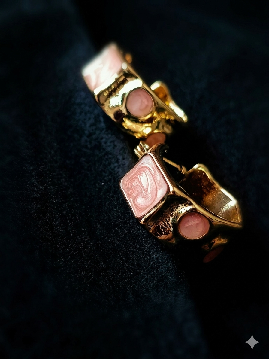 Anti Tarnish_Chunky Gold Plated Hoop Earrings