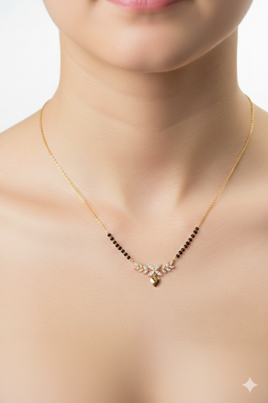 Gold Plated_Heart Shape Mangalsutra