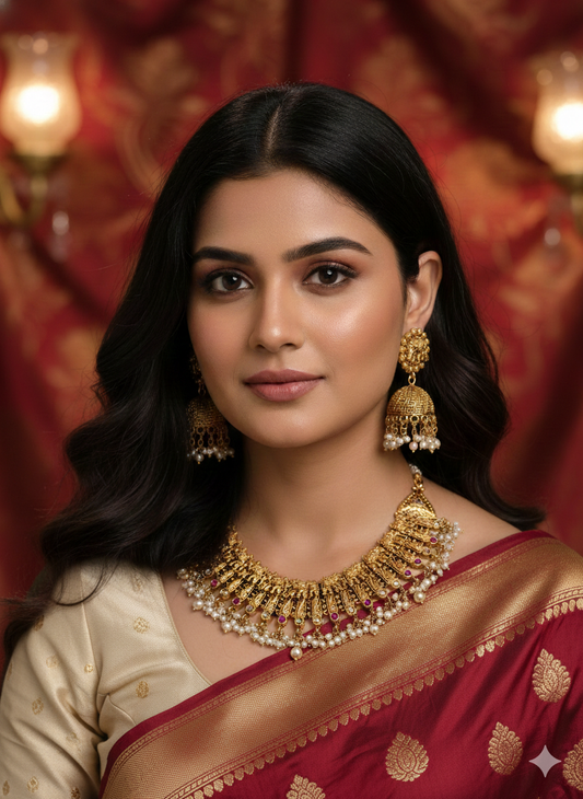 Temple Jewellery- Brass - Elephant Shape