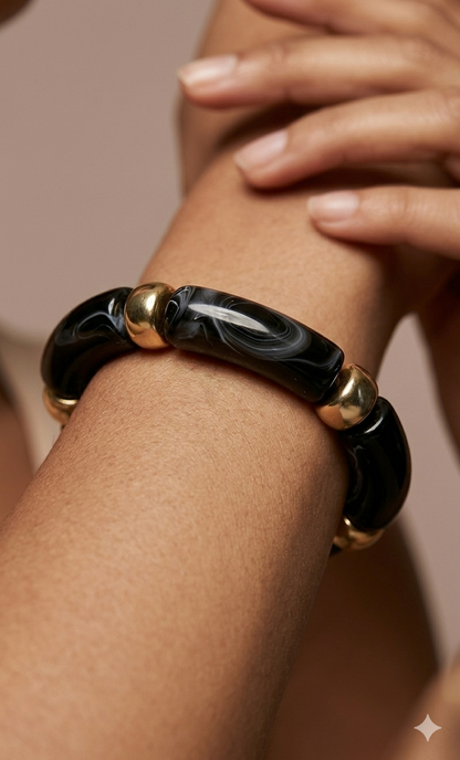 Chunk Pop Stretch Statement Bracelet
