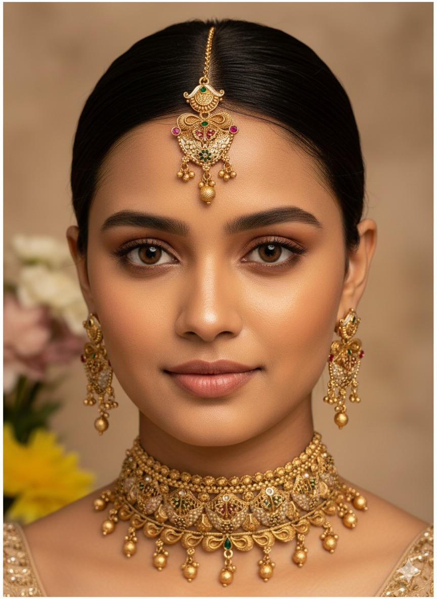 Chokar Set- Brass Premium Jewellery