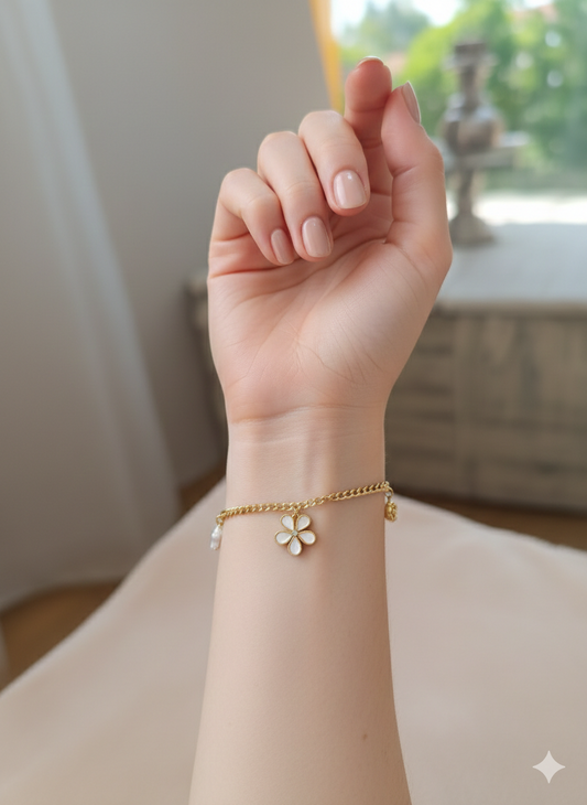 Gold Plated_Enamel Bracelet