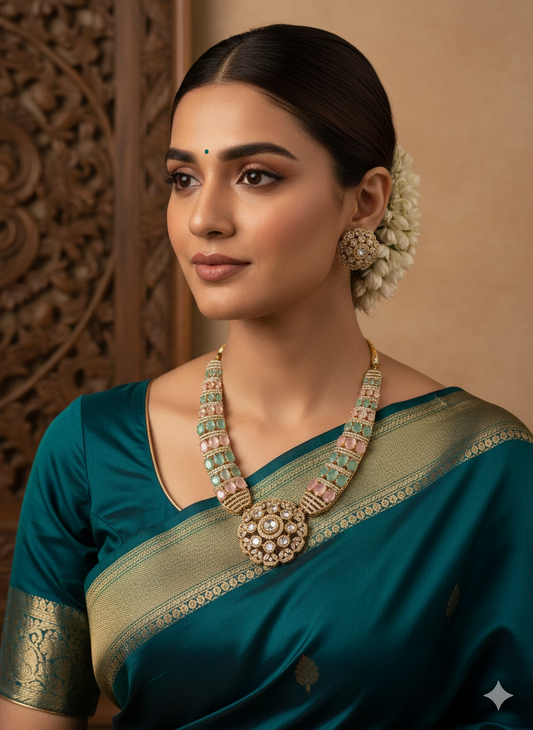 Victorian Moissanite Diamond Necklace Set