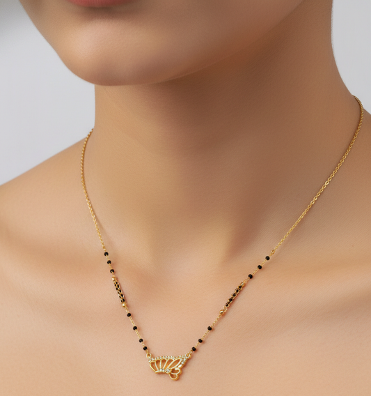 Butterfly shape_Gold Plated Mangalsutra