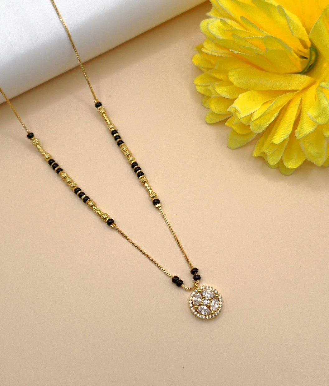 Round Shape_Gold Plated Mangalsutra