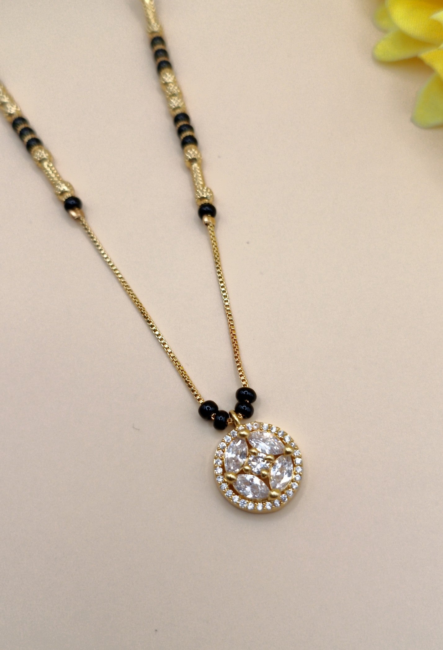 Round Shape_Gold Plated Mangalsutra