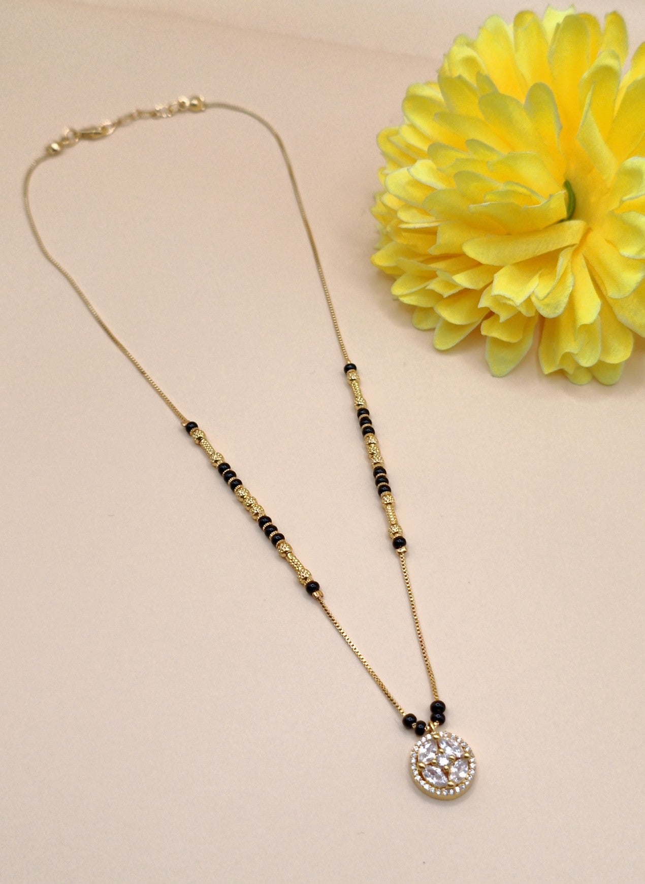 Round Shape_Gold Plated Mangalsutra