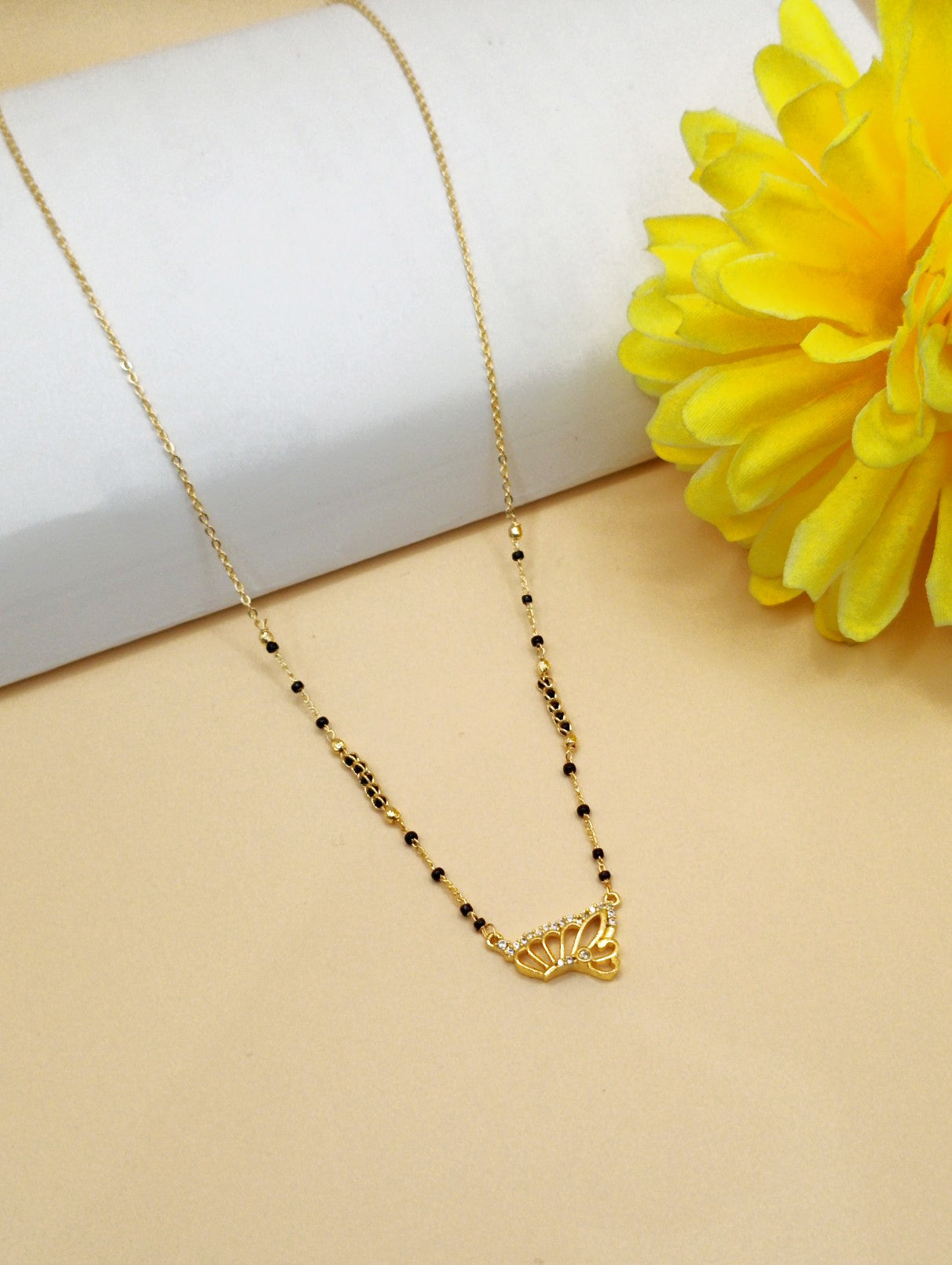 Butterfly shape_Gold Plated Mangalsutra
