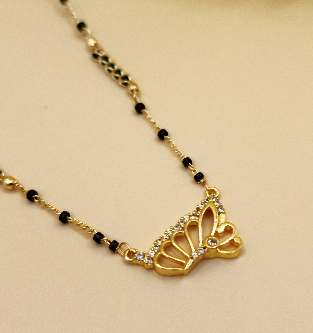Butterfly shape_Gold Plated Mangalsutra
