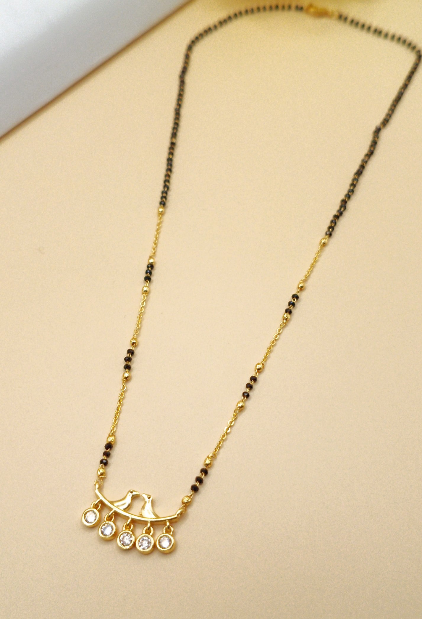 Bird Shape_Gold Plated Mangalsutra