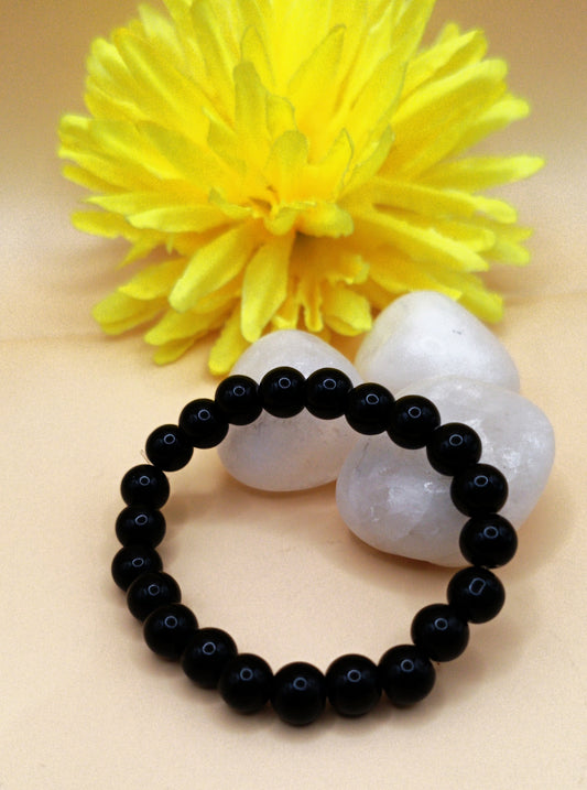 Black Beads Bracelet
