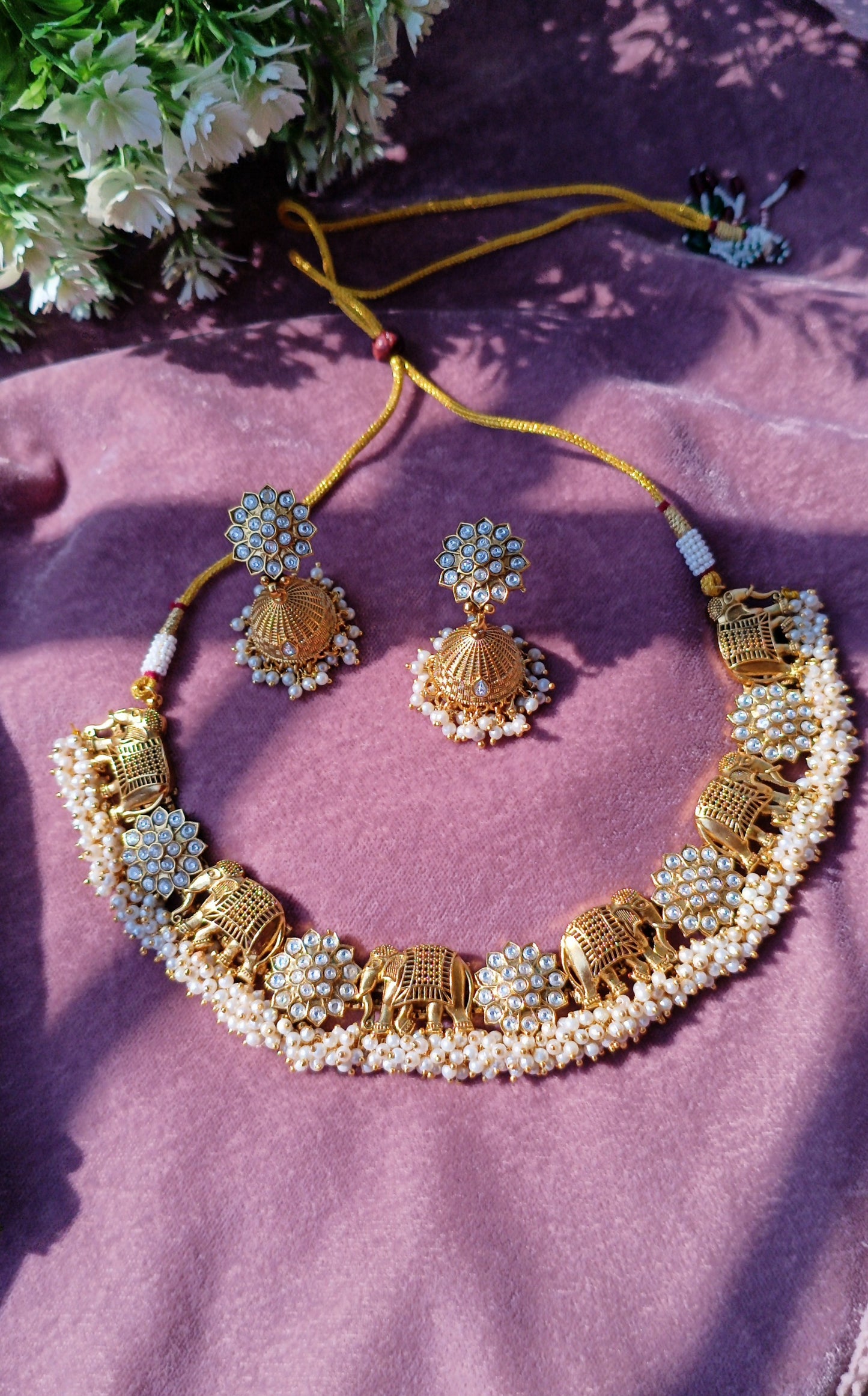 Gold Plated_Traditional Temple Jewellery Set