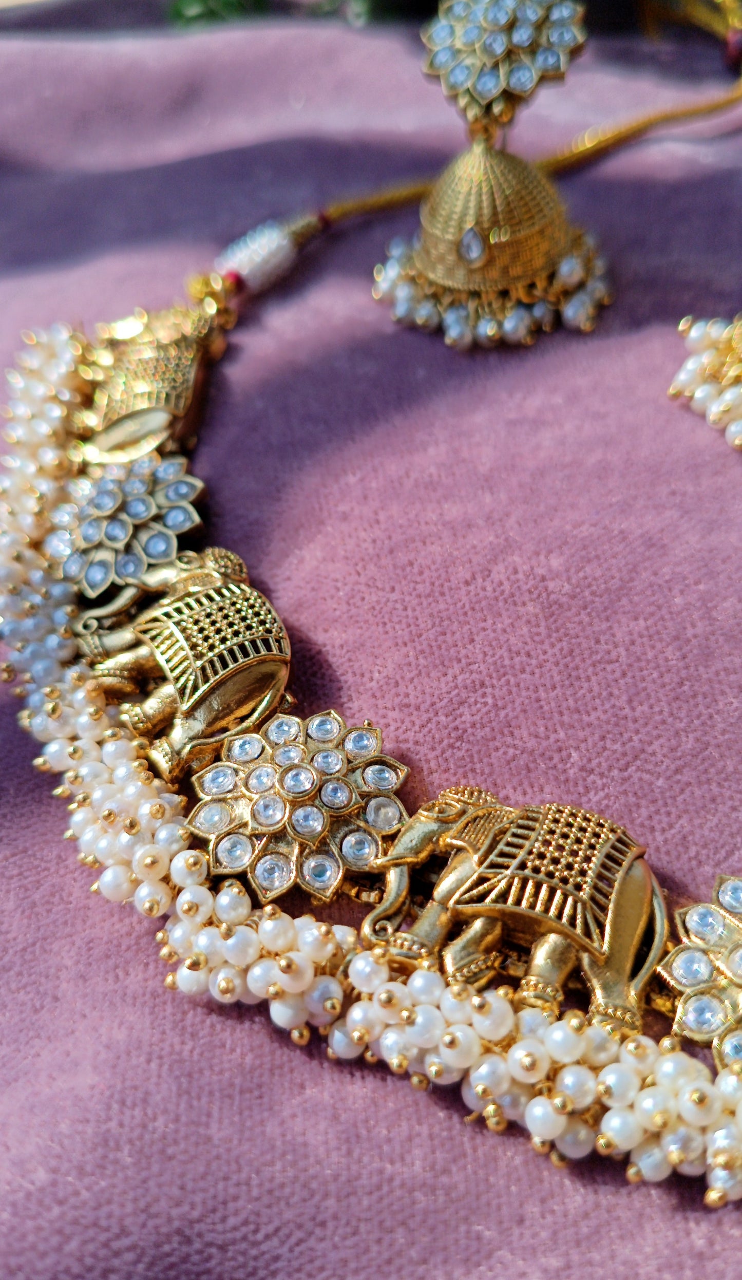 Gold Plated_Traditional Temple Jewellery Set