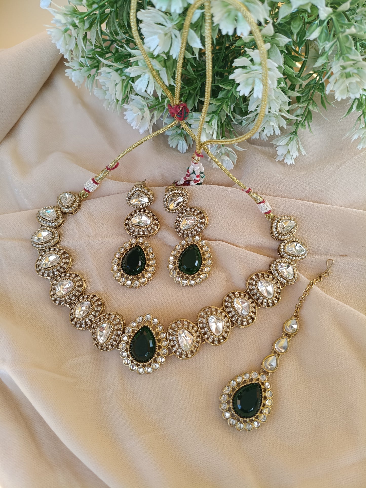 Kundan Polki_Stone Necklace Set