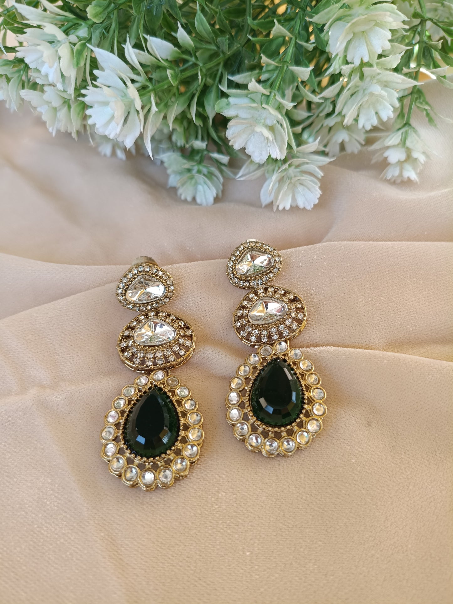 Kundan Polki_Stone Necklace Set