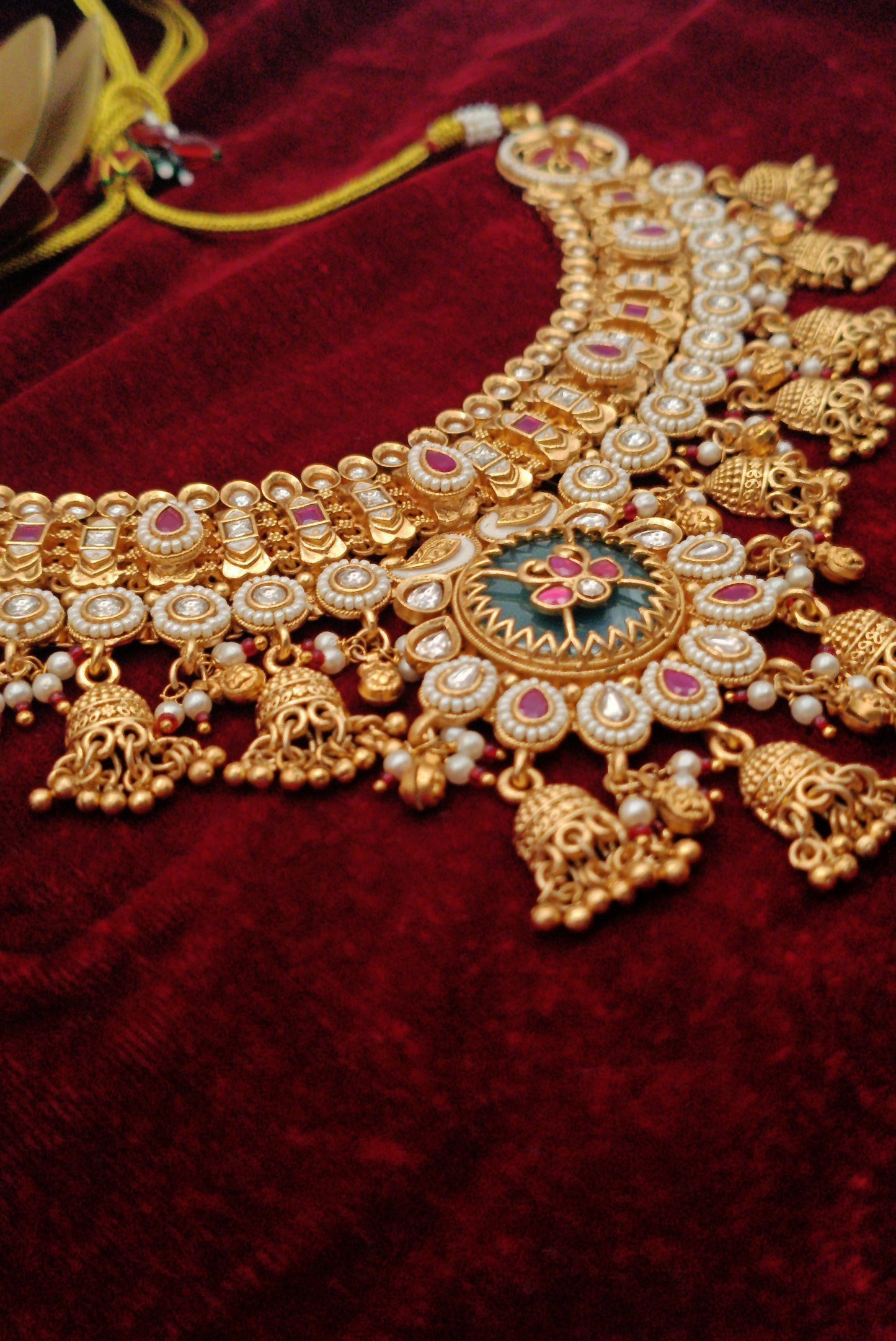 Traditional Heritage Semi Bridal Jewellery Set