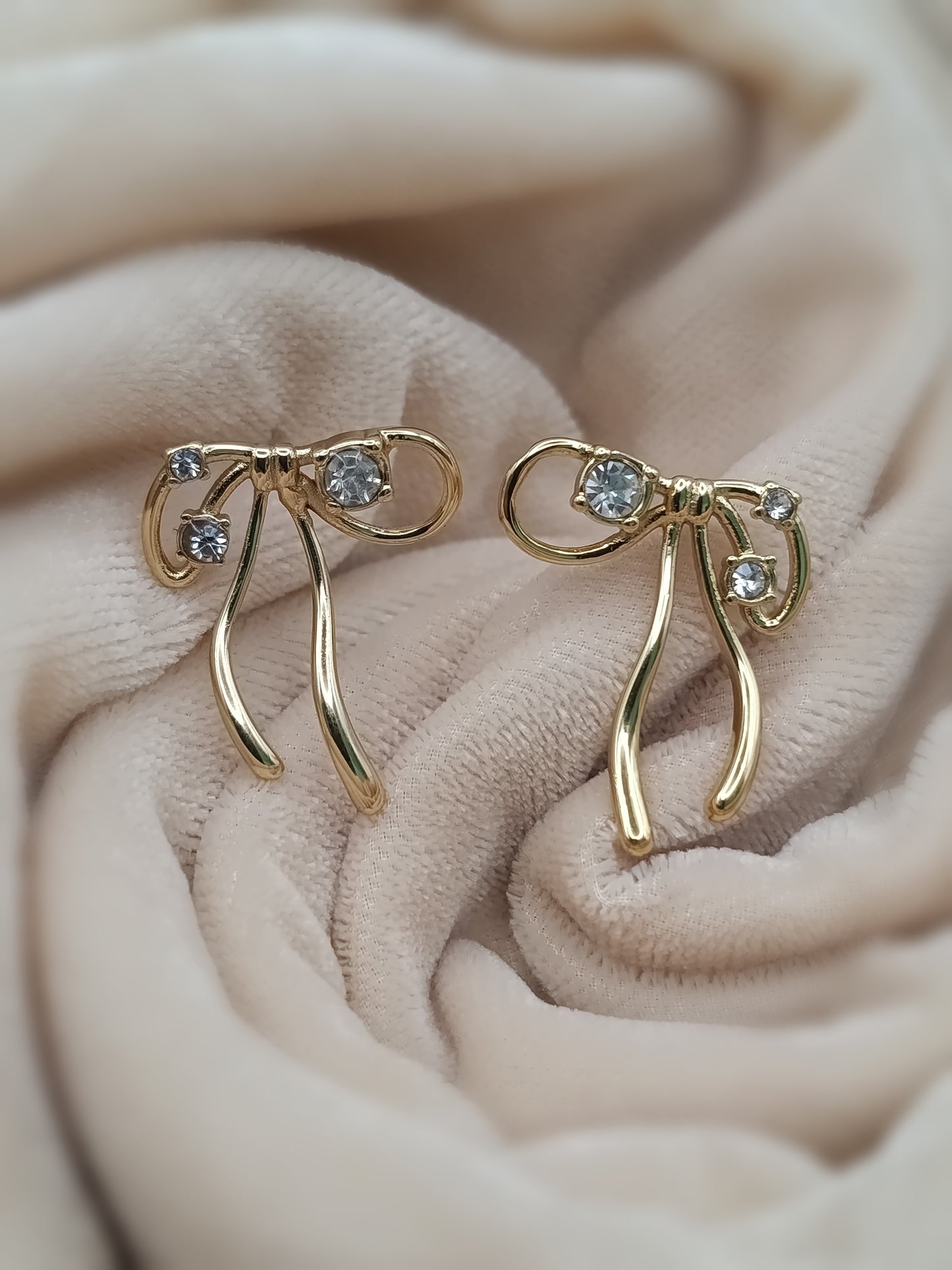 Gold-Plated Vow Knot Earrings