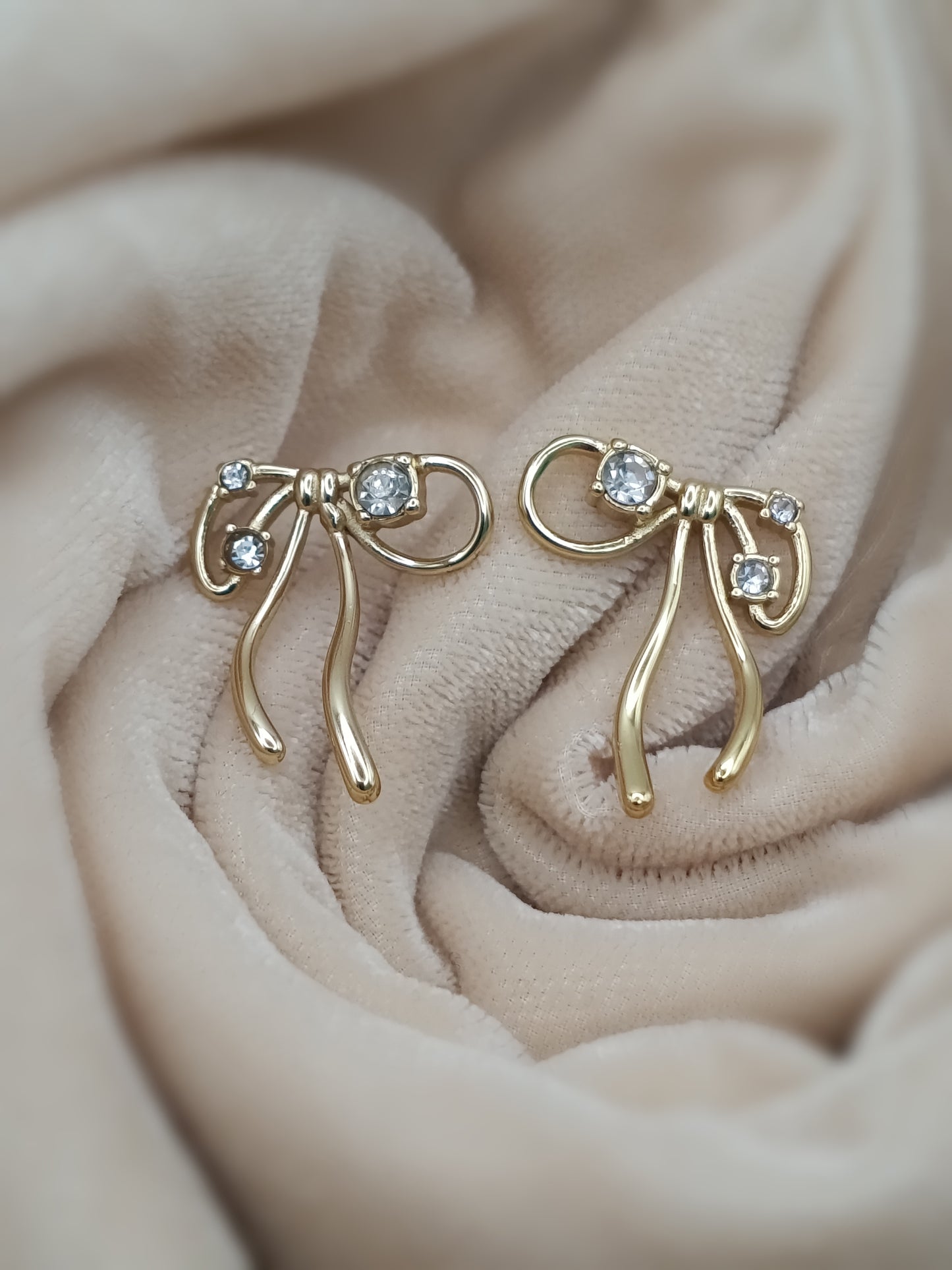 Gold-Plated Vow Knot Earrings