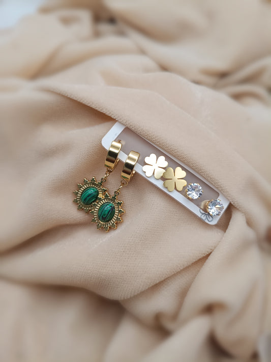 Gold Plated_Combo Earrings Set