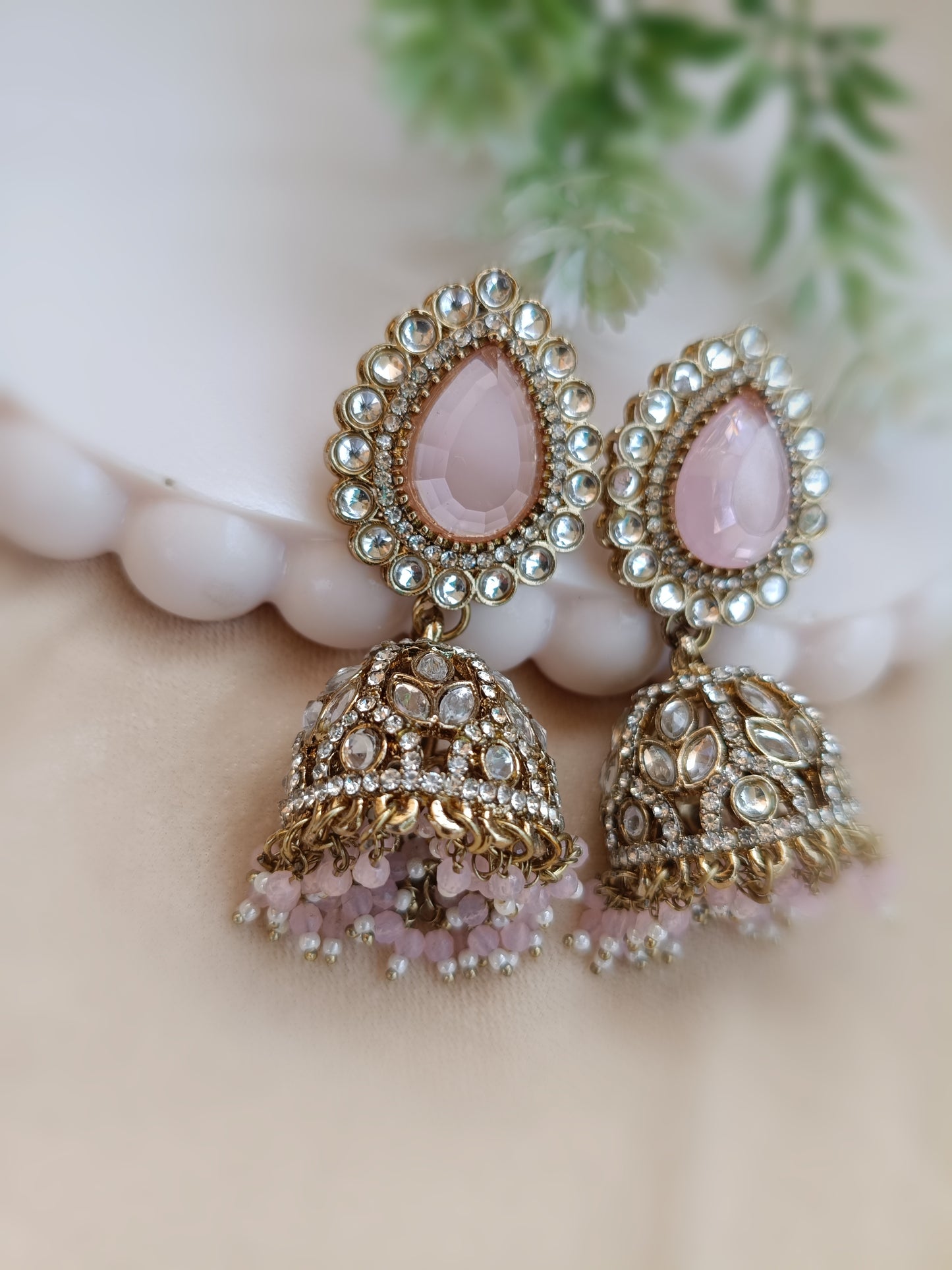 Kundan Polki_Jhumka Earring Set