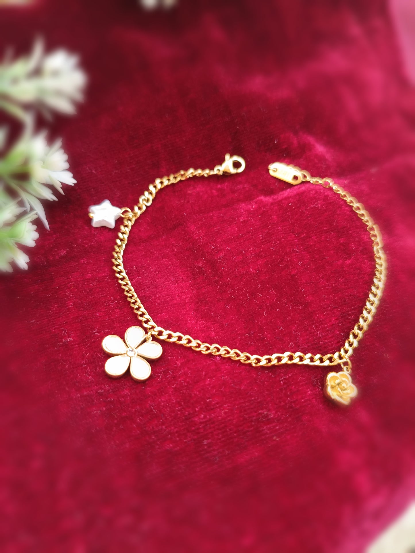 Gold Plated_Enamel Bracelet