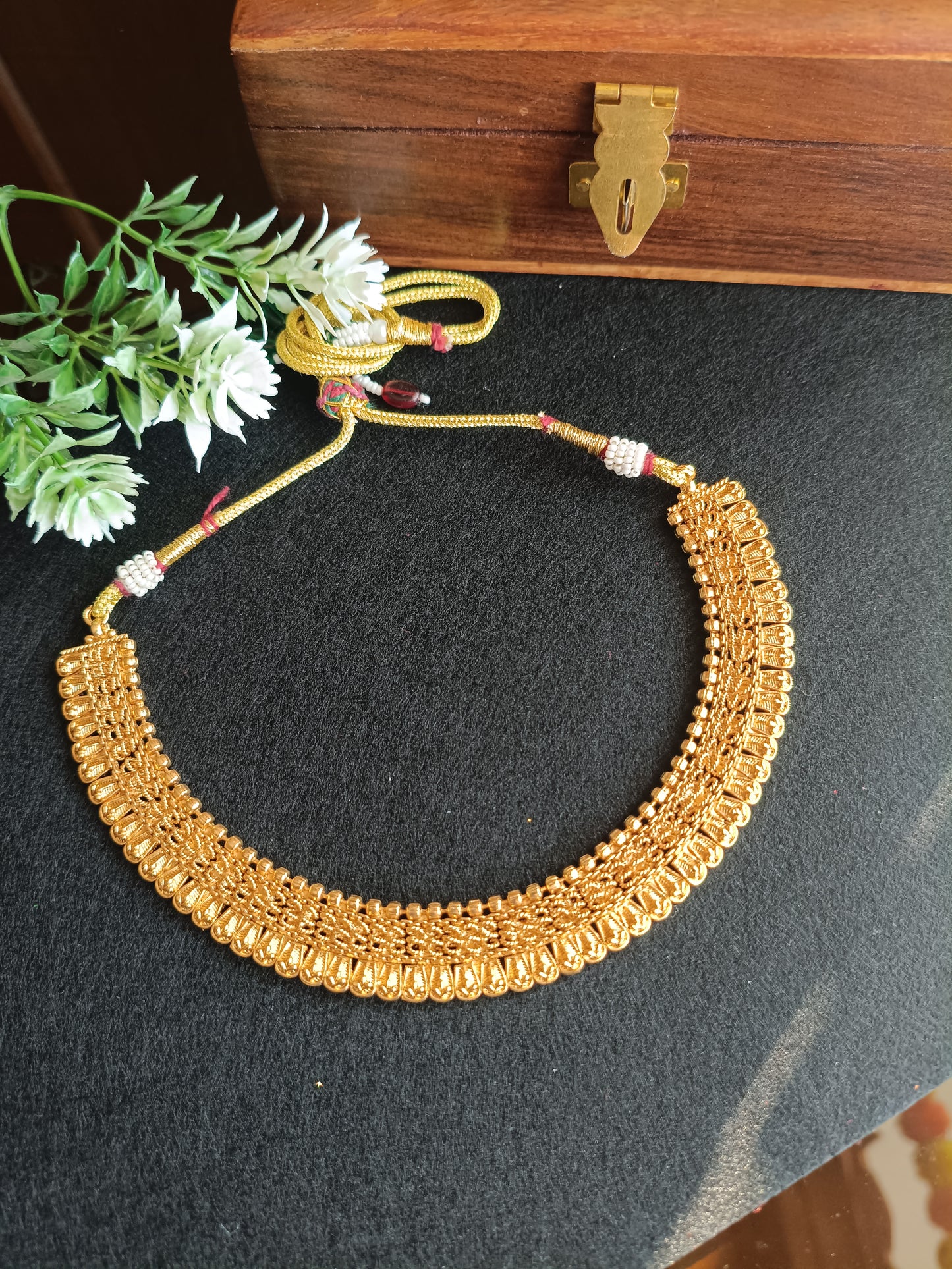 Gold Plated_Temple-style Necklace Set