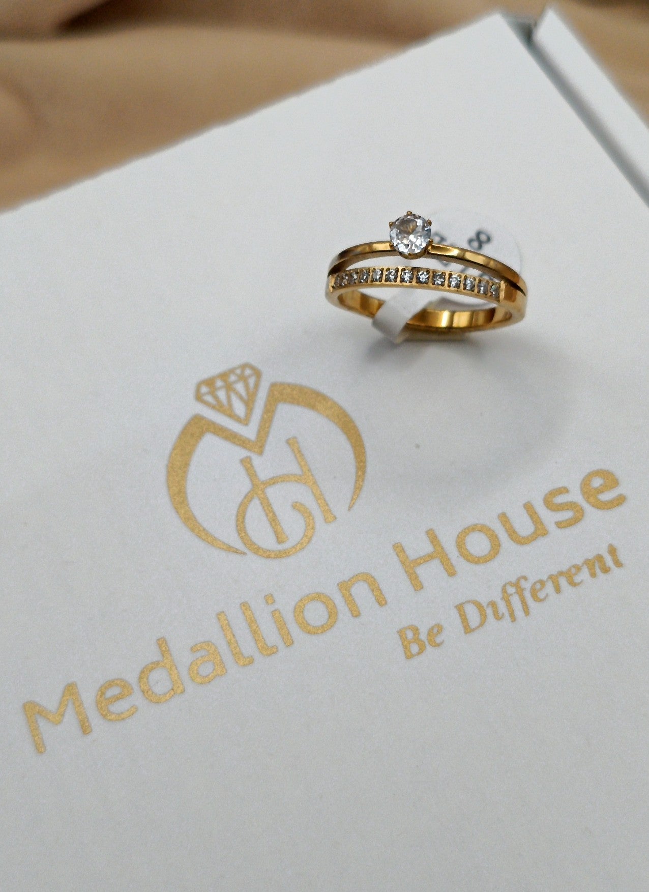 Anti Tarnish_Solitare Diamond Ring