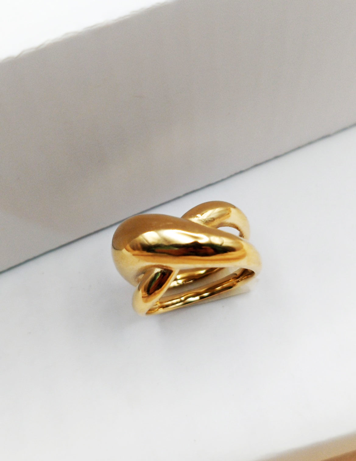 Anti Tarnish_Tann Trim Gold Plated Ring