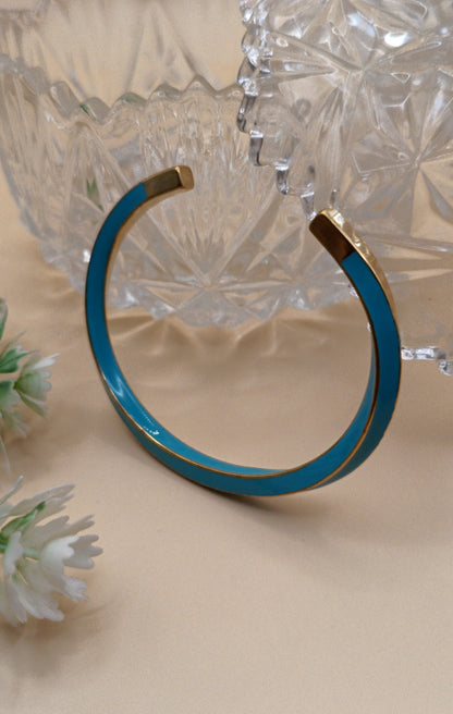 Anti Tarnish_Turquoise Bangle Bracelet