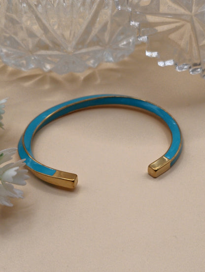 Anti Tarnish_Turquoise Bangle Bracelet