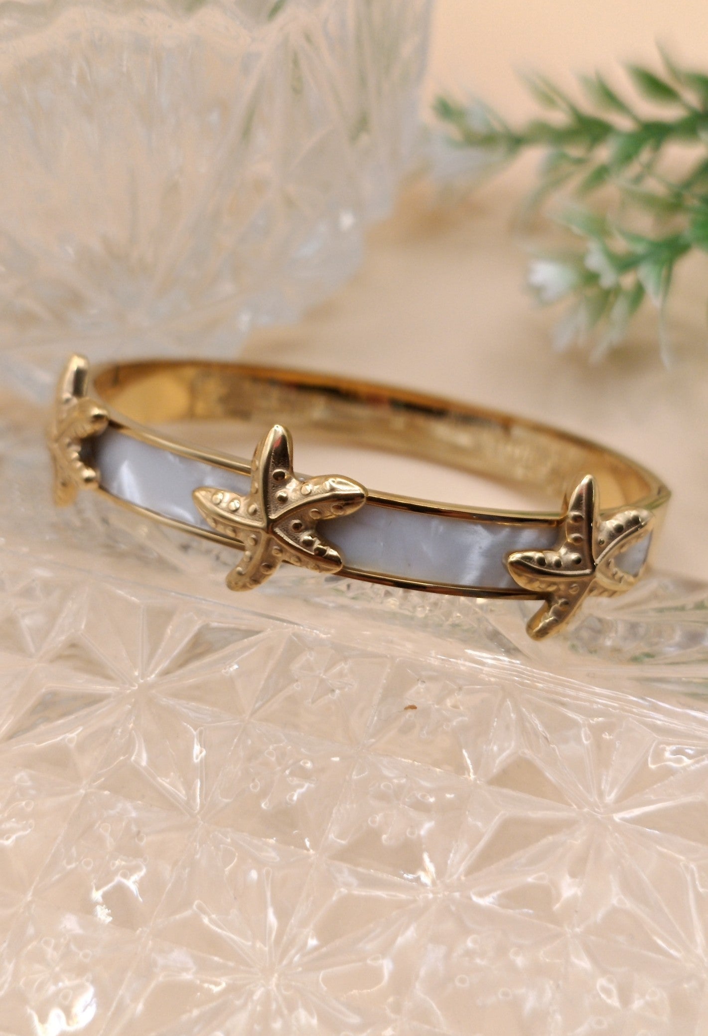 Anti Tarnish_Sea Star Gold Bracelet
